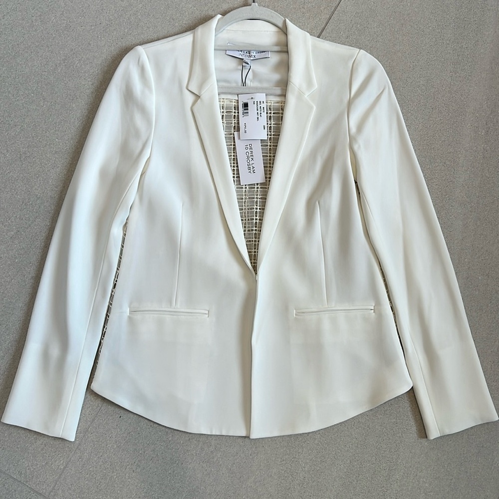Derek Lam 10 Crosby White Blazer Jacket!
